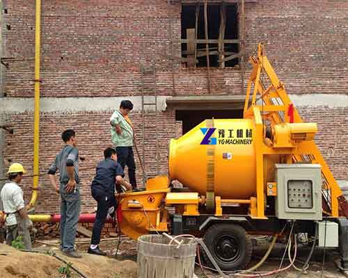electric concrete mixer machine