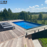 In-ground Shipping Container Pool inground pool shipping container