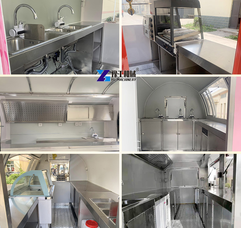 mobile coffee trailer configuration
