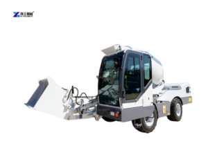 mobile concrete mixer truck