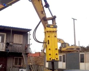 rock breaking machine for fast city demolition