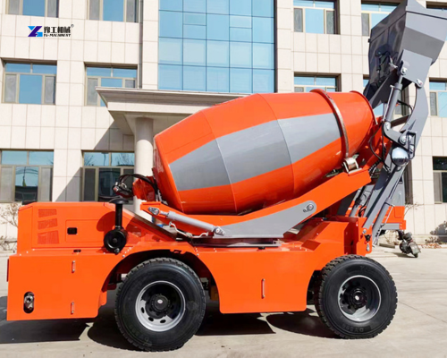 self-loading cement truck