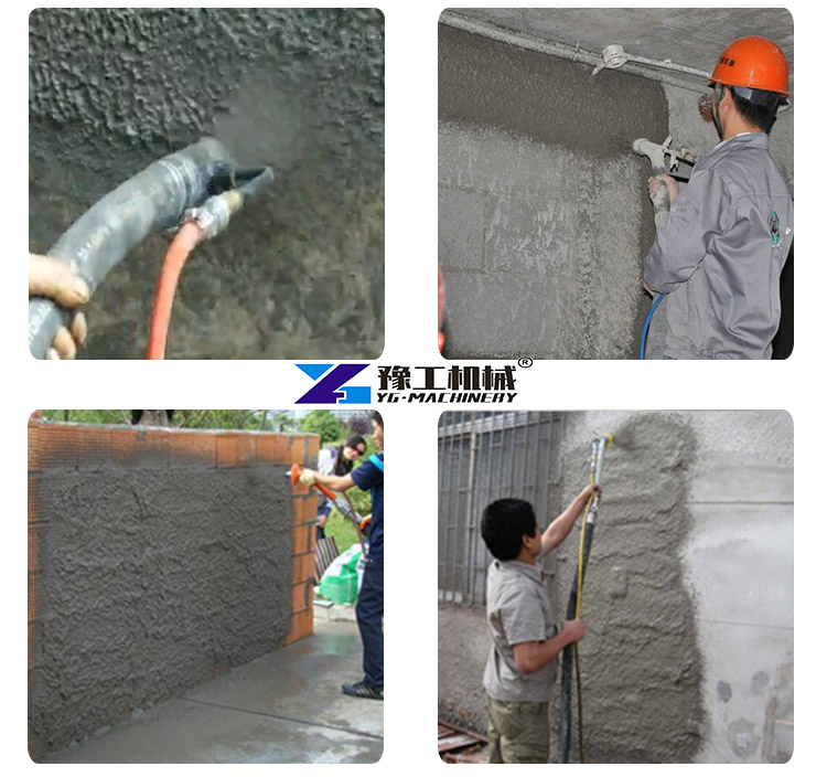 single jet gun cement slurry spray