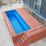 small shipping container pool