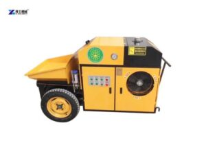 trailer mounted concrete pump