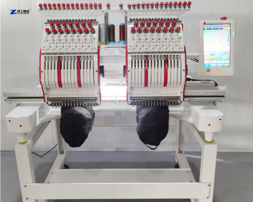 two head embroidery machine