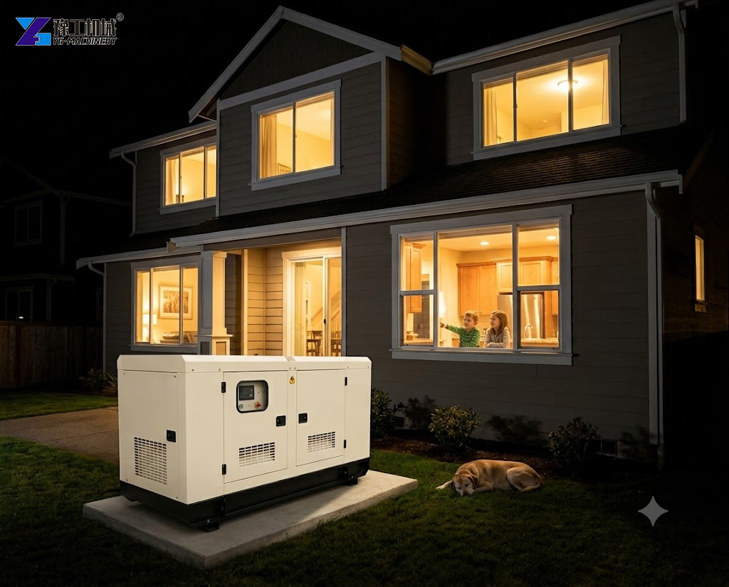 water cooled whole house generator