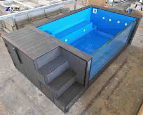 container pool with window