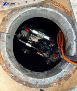 industrial tank cleaning robot for UAE refinery