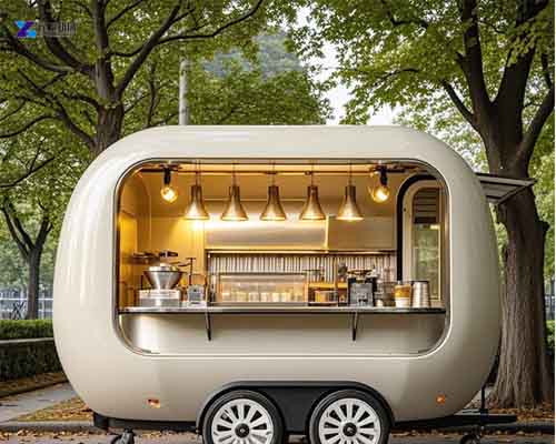 mini coffee trailer