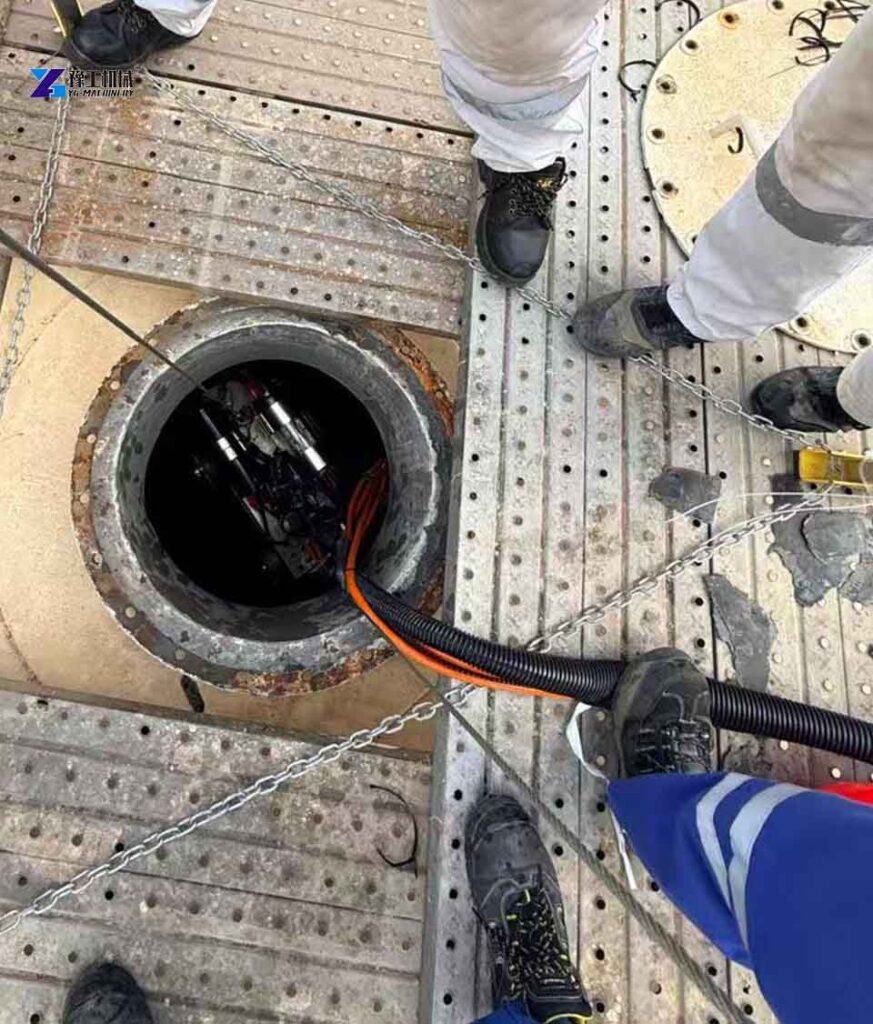 oil tank cleaning robot for South Africa petrochemical cleaning