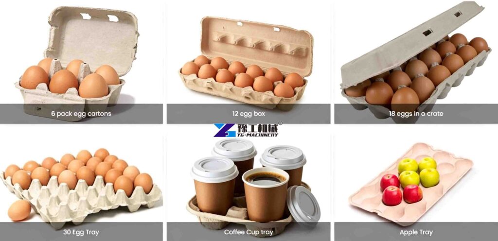 paper egg and fruit trays