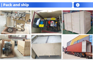 road line painting machine ship to Spain