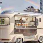 Coffee Cart Trailer Sold to England small coffee trailer
