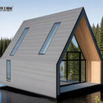 Prefab Triangle House a frame cabin home for sale