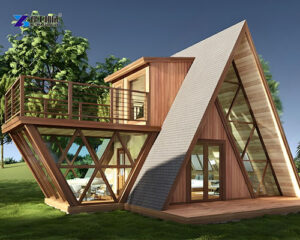 a-frame timber cabin kit