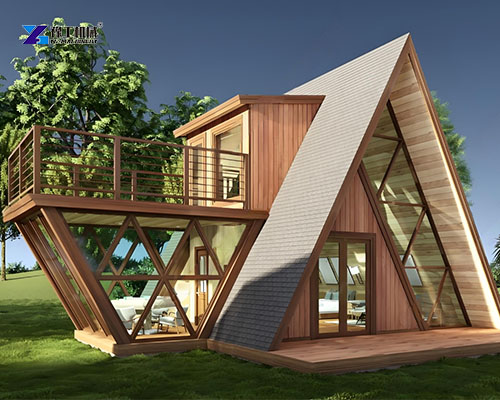 a-frame timber cabin kit