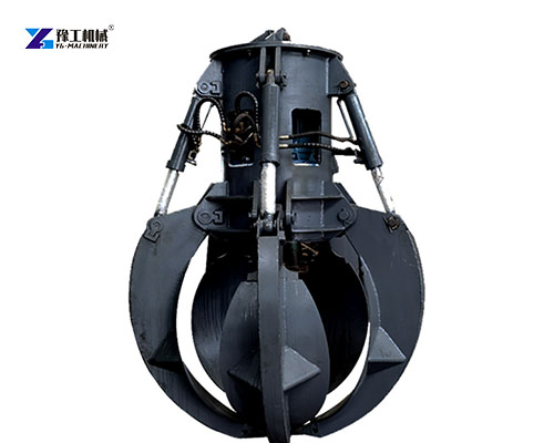 hydraulic excavator grapple