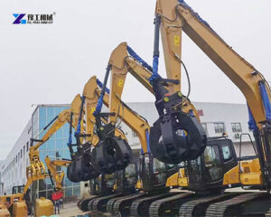 hydraulic grab for mini excavator