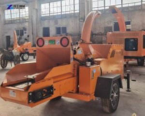 industrial wood chipper machine