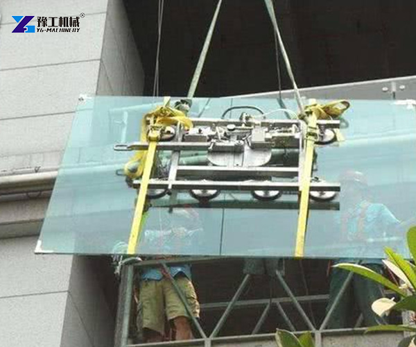 mini spider crane for glass and curtain wall installation