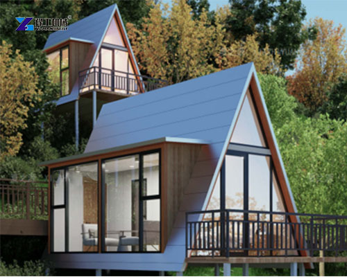 prefab triangle house price