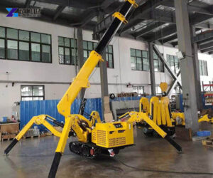 small spider crane for indoor construction