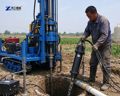 submersible pump setup