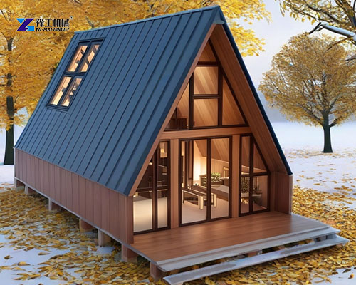 triangular a-frame prefab home