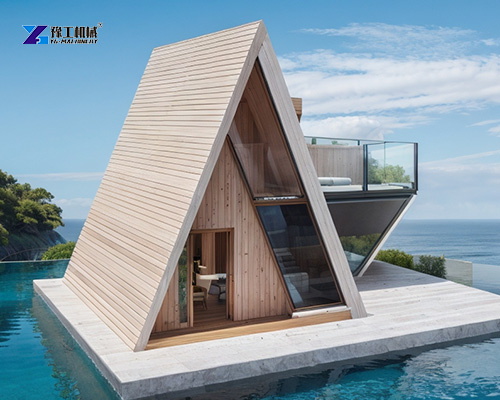 triangular prefab house