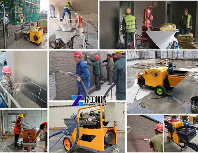 cement mortar sprayer manufacturer